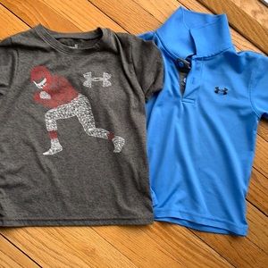 2 Under Armour Short Sleeve Shirts